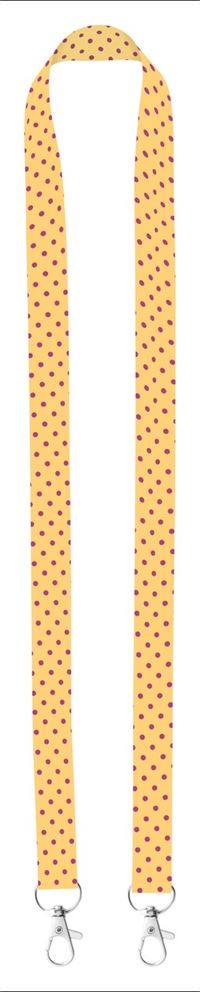 LANYARD CON DOPPIO MOSCHETTONE